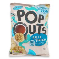 Pop Outs Salt & Vinegar 100g Snackrite